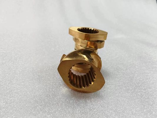 qualità  Brass Twin Screw Extruder Parts Kneading Blocks For Special Usage fabbrica