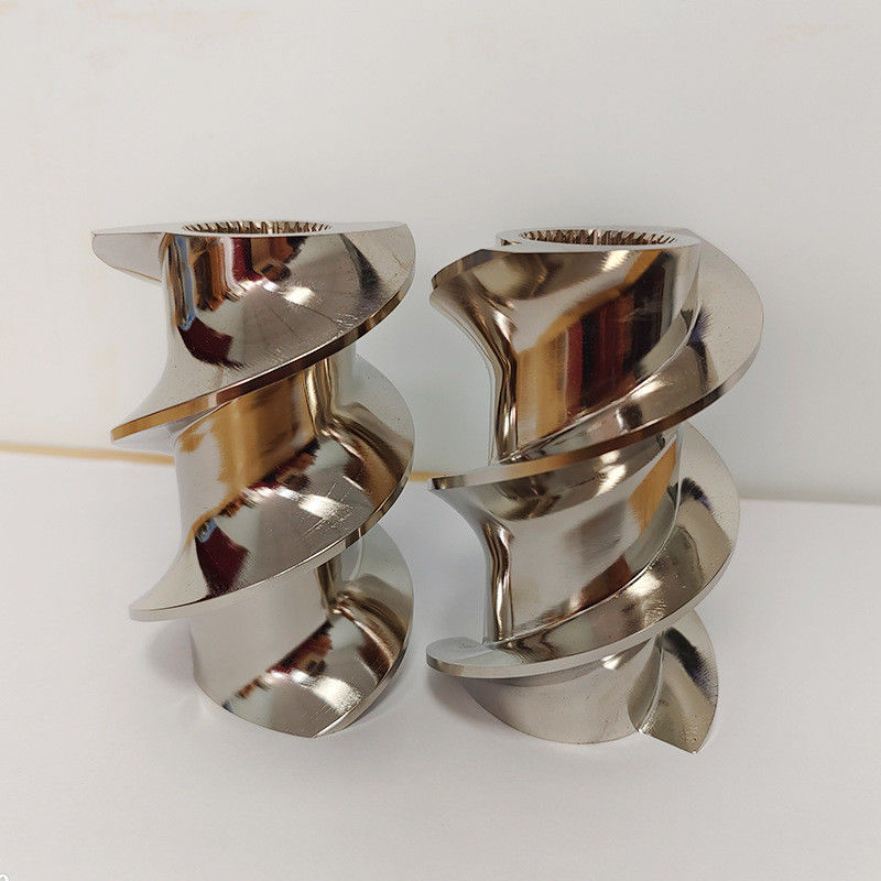 Estrusore a doppia vite di alta precisione, canna resistente alla corrosione e all'usura