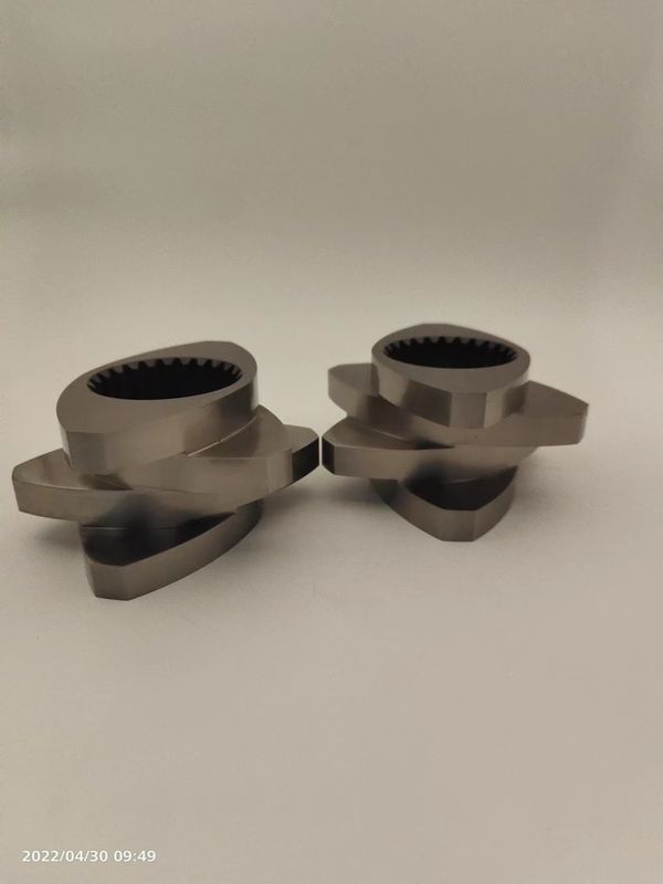 Elementi di estrusore a doppia vite resistenti alla corrosione 12 mm 600 giri al minuto Blocco di maglia resistente all'usura
