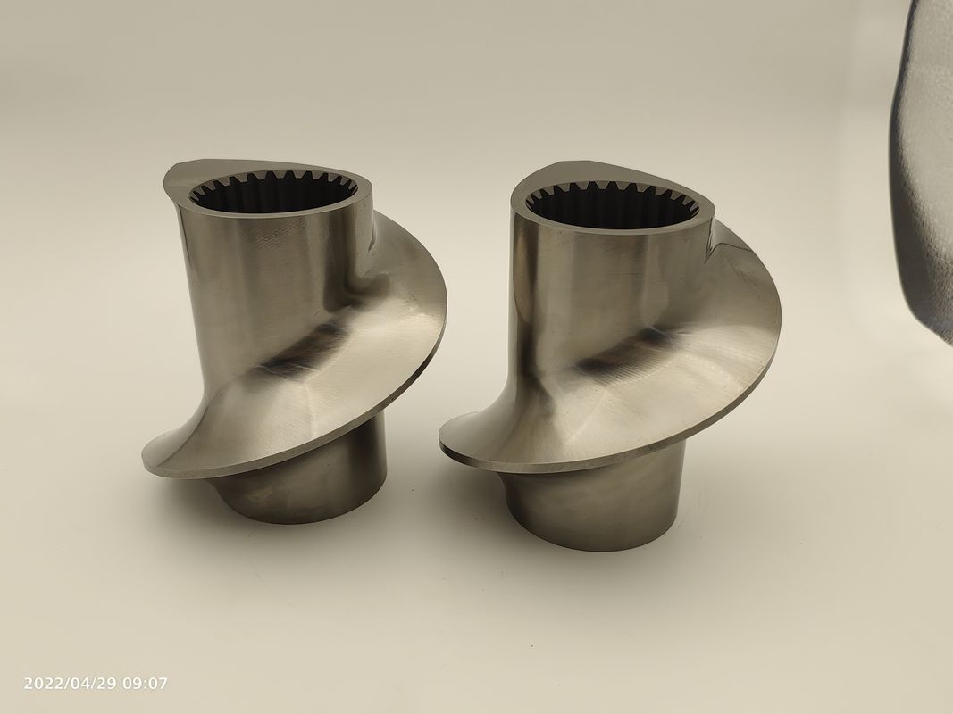 OD 50,5 mm Metal Color Camel Extruder Elementi a vite per macchine in plastica