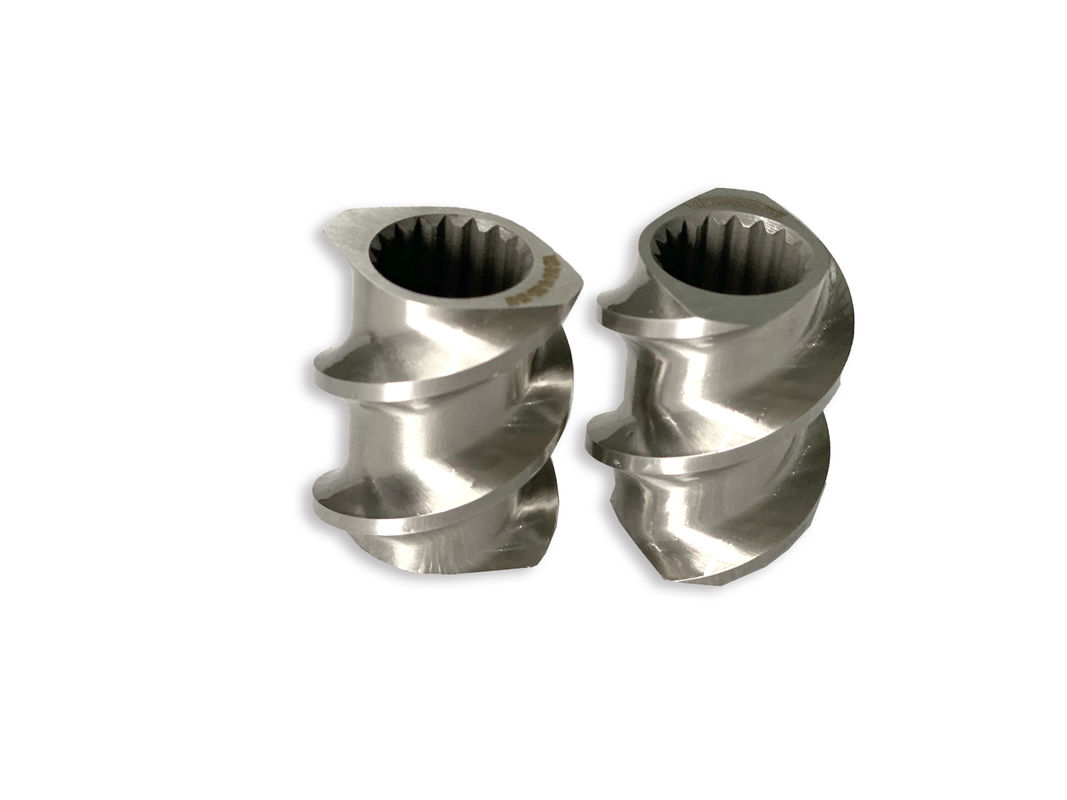 Macchina di plastica 58mm Extruder a doppia vite rettangolare Spline Extruder Elementi a vite con M 1