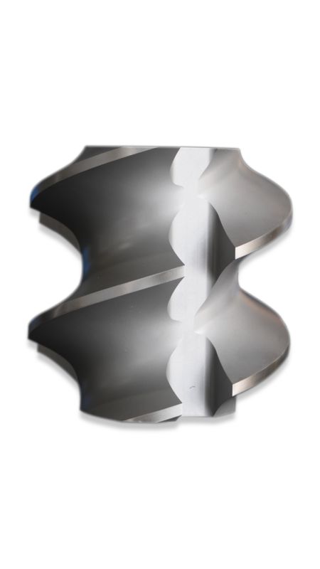 PP PE POM PVC PET Elementi a vite per macchine in plastica a doppia vite a rotazione