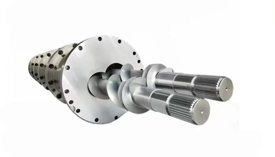 Fabbricazione di viti e barili per estrusori per pesce resistenti all'usura di 118 mm di diametro