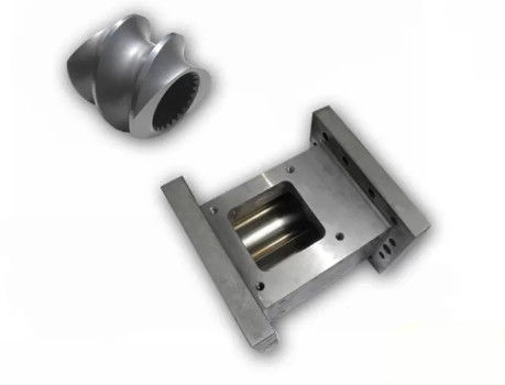 Fabbricazione di viti e barili per estrusori per alimenti per pesci di colore metallico da 75 mm