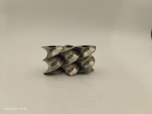 38CrMoAla Materiale Rettangolo Spline Extruder Elementi di vite per la macchina di plastica